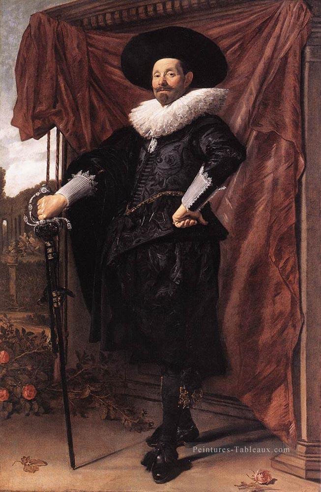 Portrait de Willem Van Heythuyzen Siècle d’or néerlandais Frans Hals Peintures à l'huile
